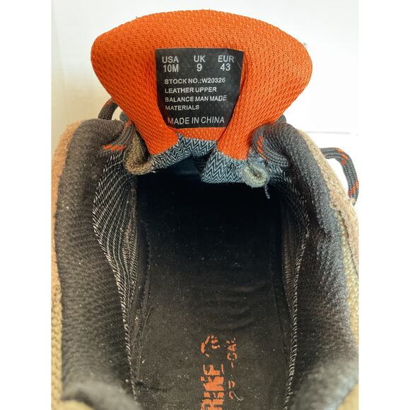 Wolverine- W20326 - Men’s Waterproof Suede Hiking/Trail Shoes -Tan/Orange - 10M main image 4